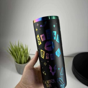 Spell Book Black/Rainbow 20oz Tumbler
